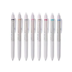 FriXion Clicker Waai Erasable Pastel Gel Pens Set of 8