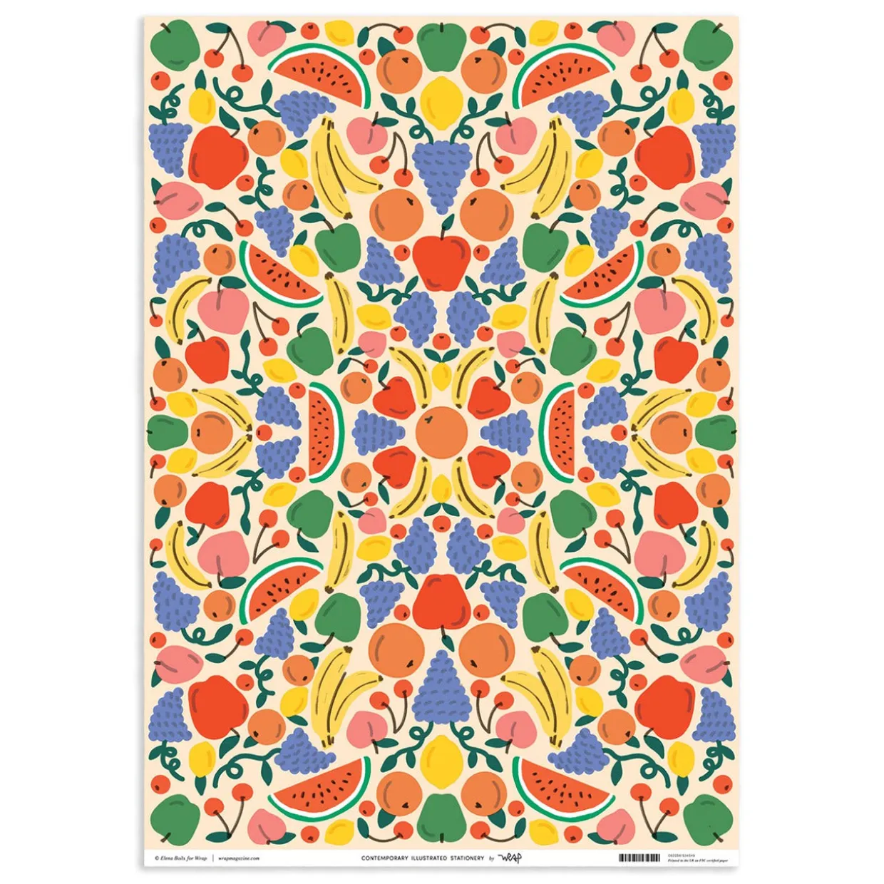 Fruit Cocktail Wrapping Sheet