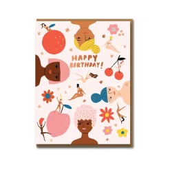 Fruity Nudes Greeting Card