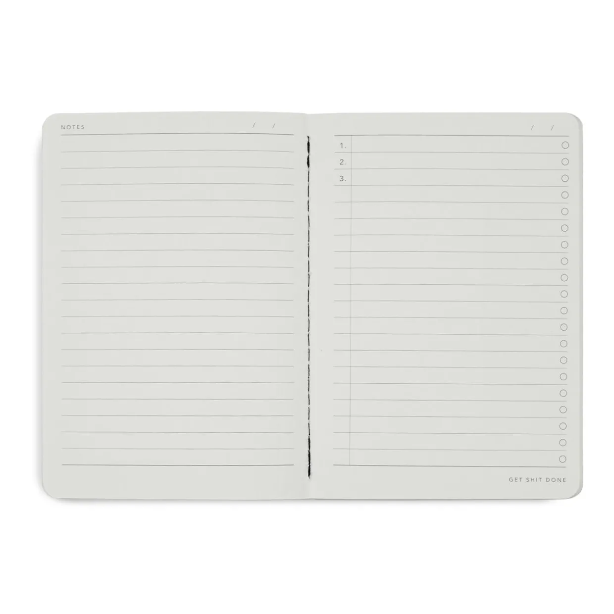 Get Shit Done Minimal Notebook A5
