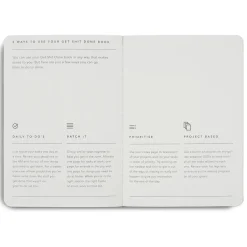 Get Shit Done Minimal Notebook A5
