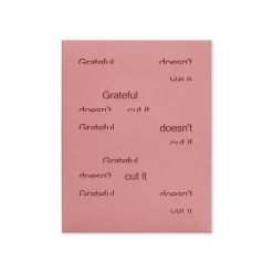 Grateful Doesn't Cut it Greeting Card