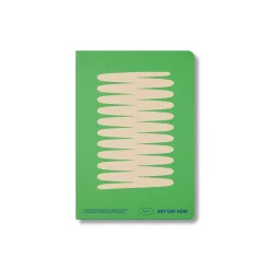 Green Any Day Notebook Plain A5