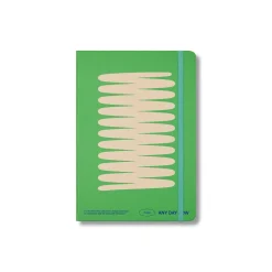 Green Any Day Notebook Plain A5