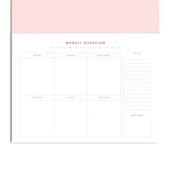 Growth Weekly Desk Planner A5