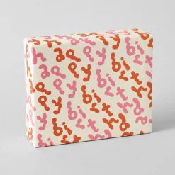 Happy Birthday Bubble Writing Wrapping Sheet