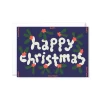Happy Christmas Holly Greeting Card