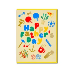 Happy Father's Day Bits Greeting Card