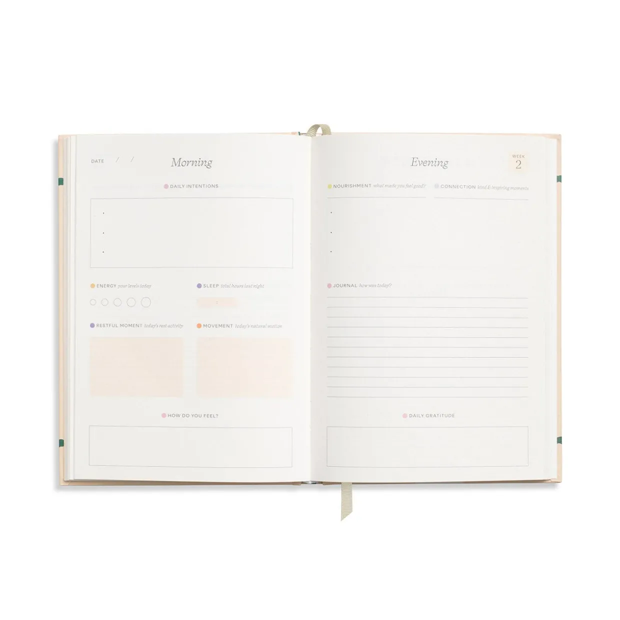 Happy Stripes Wellness Journal