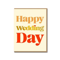 Happy Wedding Day Greeting Card