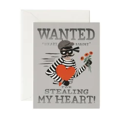 Heart Bandit Greeting Card