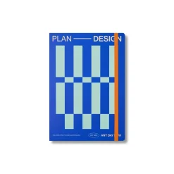 Indigo Open Bound Notebook Dot Grid A5