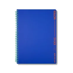 Indigo Spiral Notebook Ruled B5