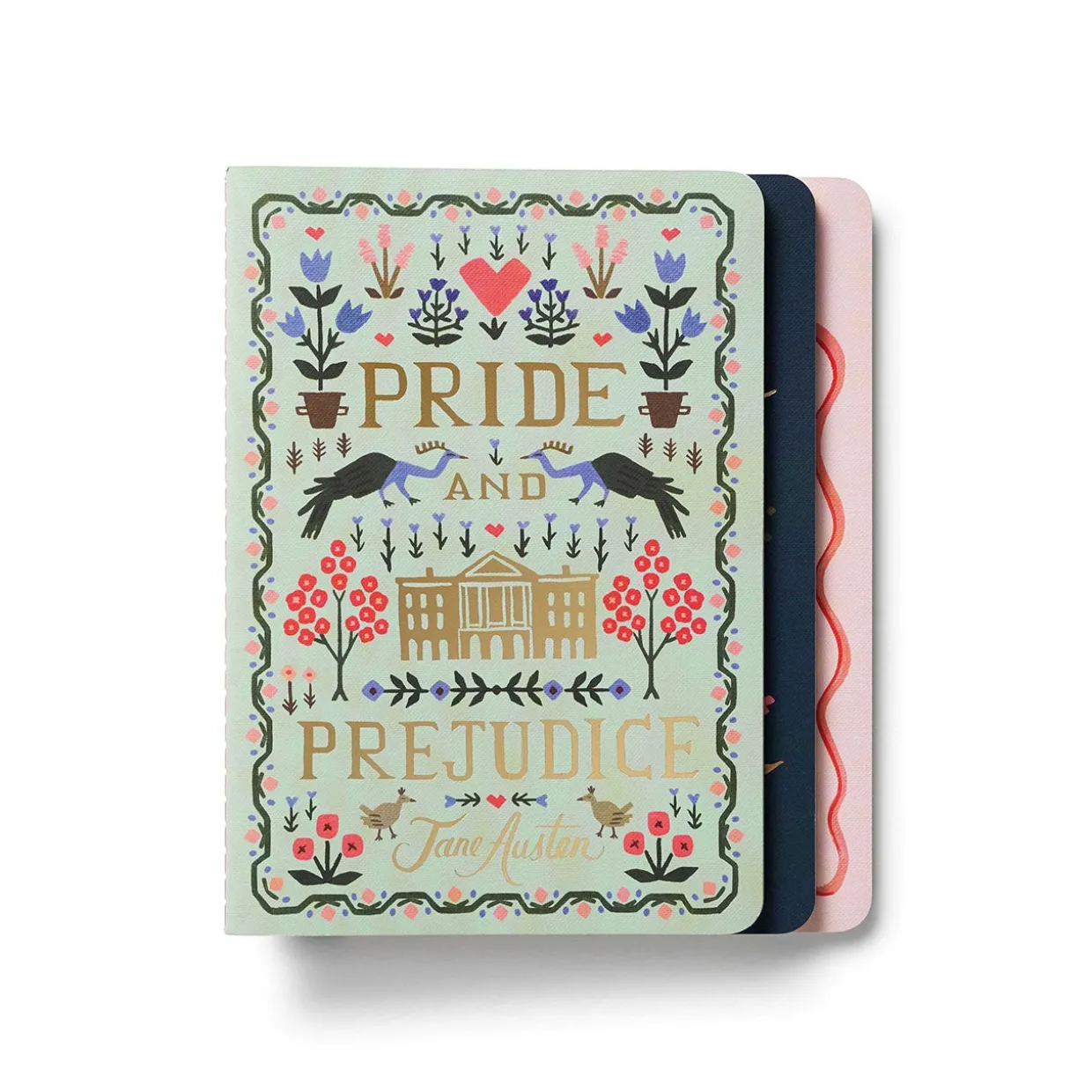Jane Austen Stitched Notebook Set