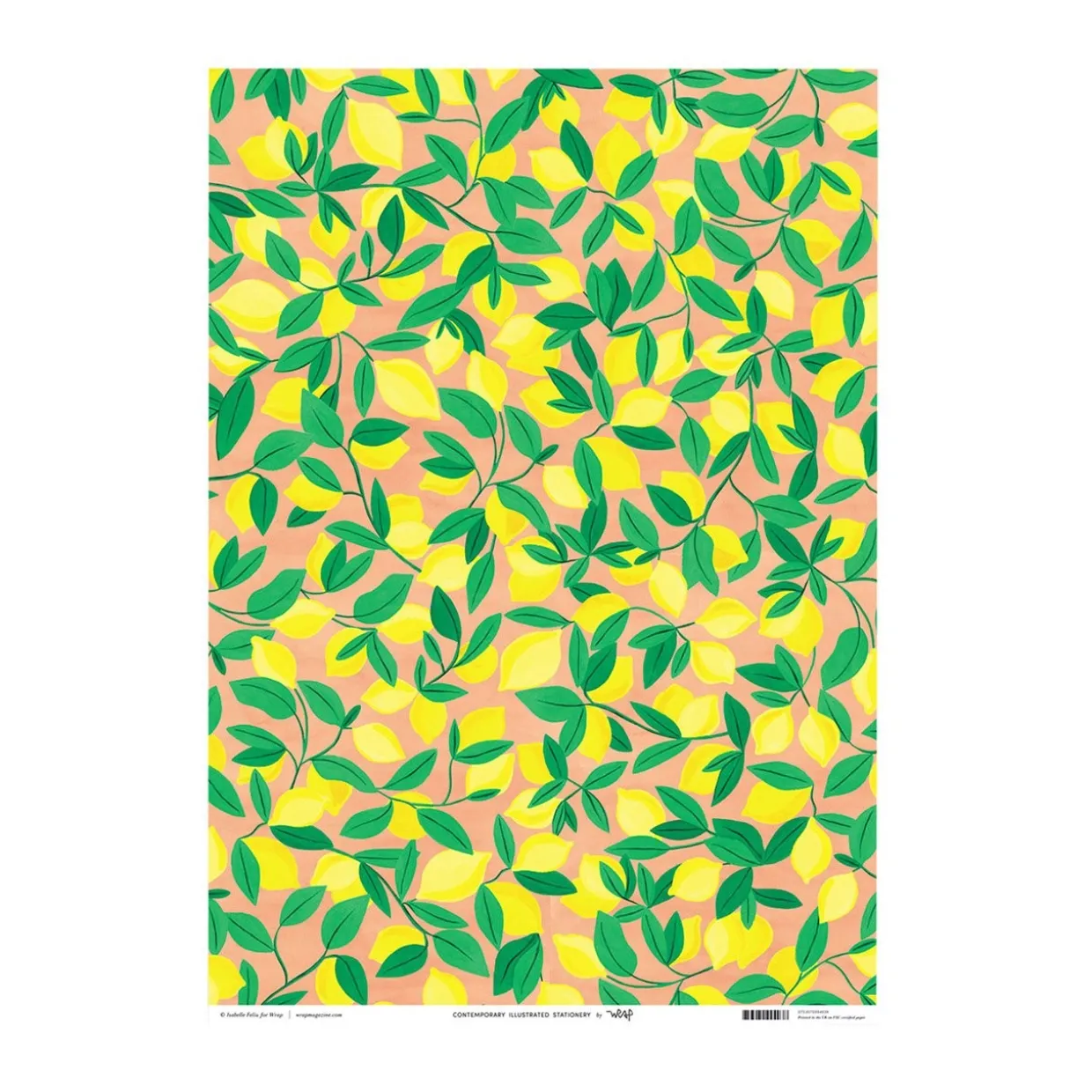 Lemons Wrapping Paper