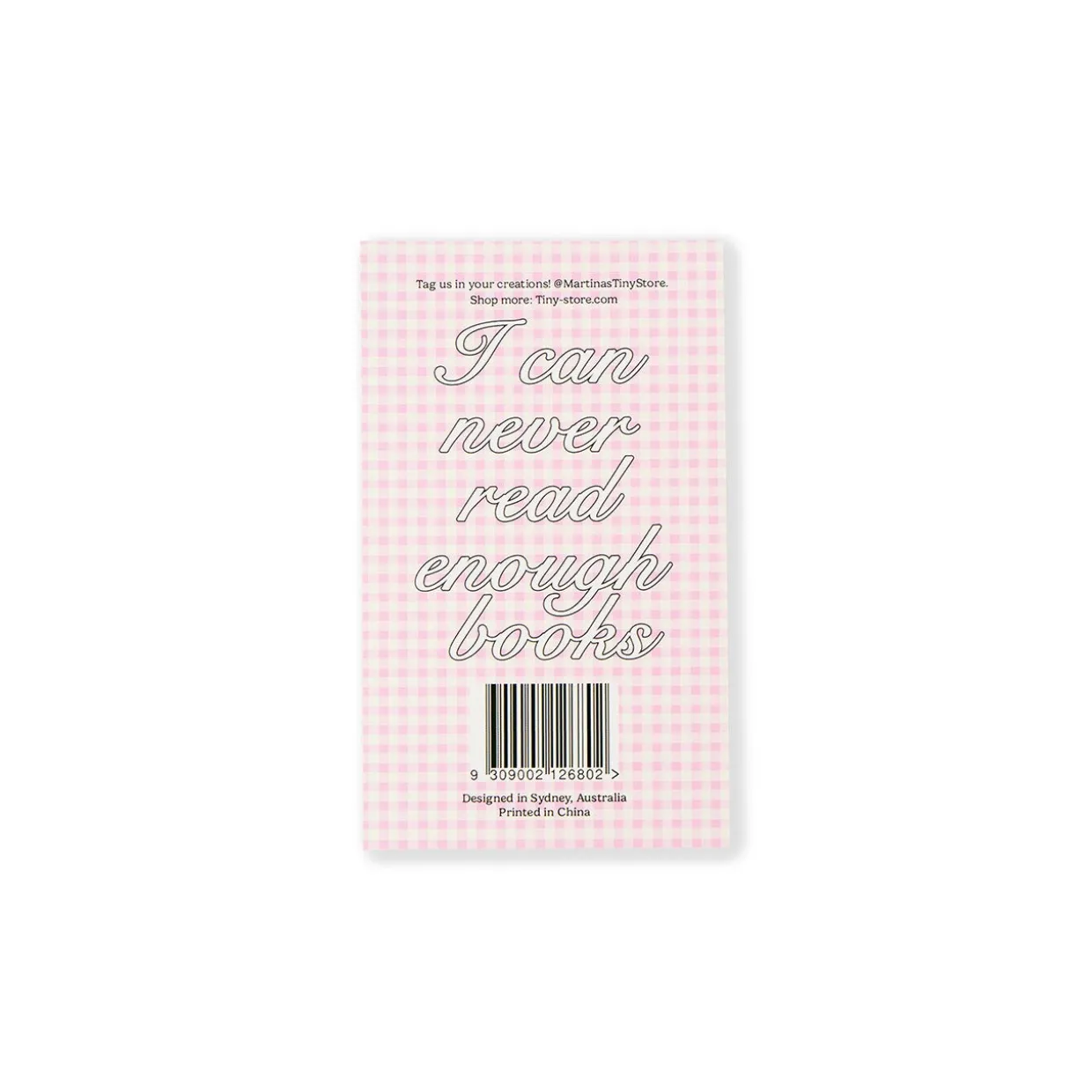 Library Card Reading Memo Pad