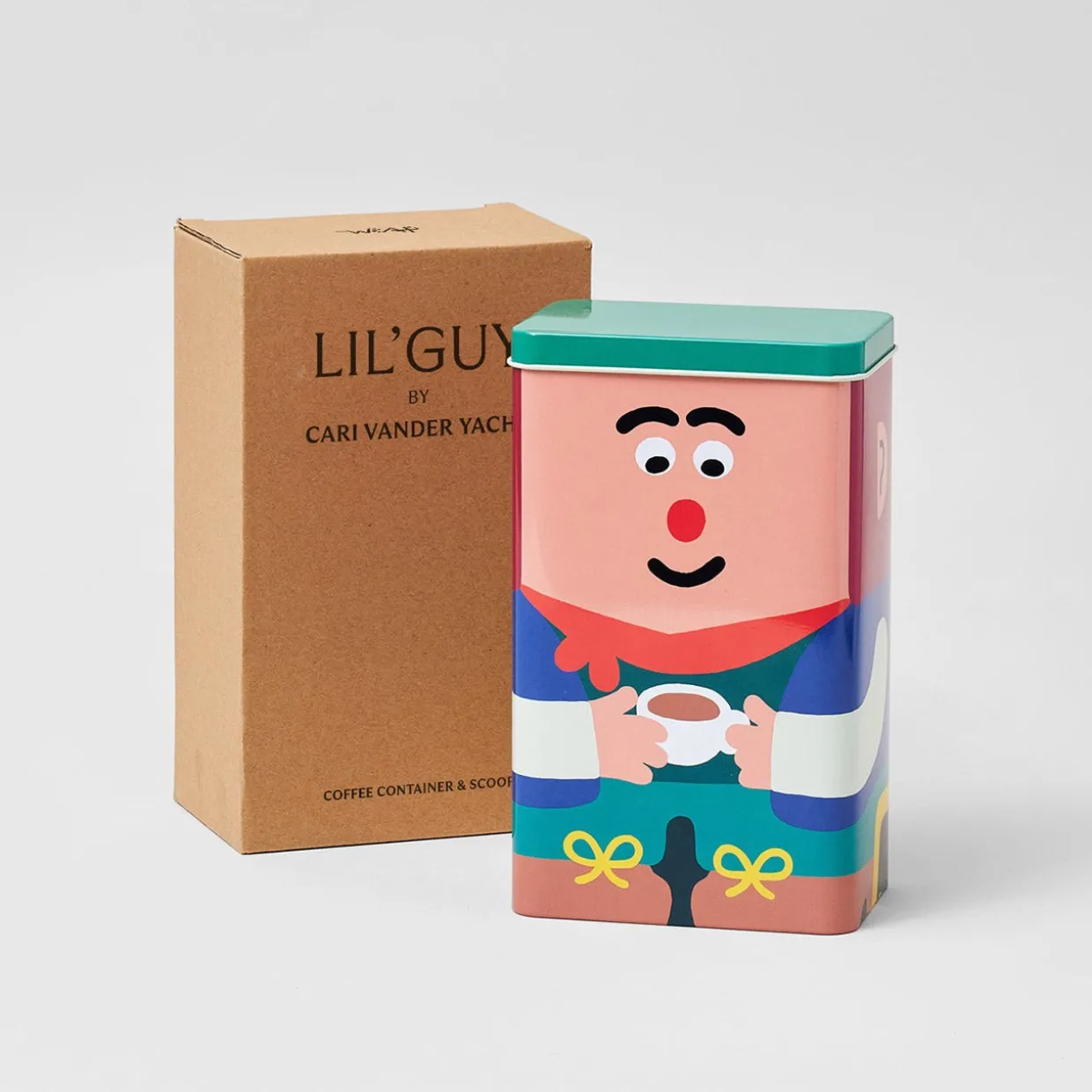 Lil Guy and Coffee Storage Tin