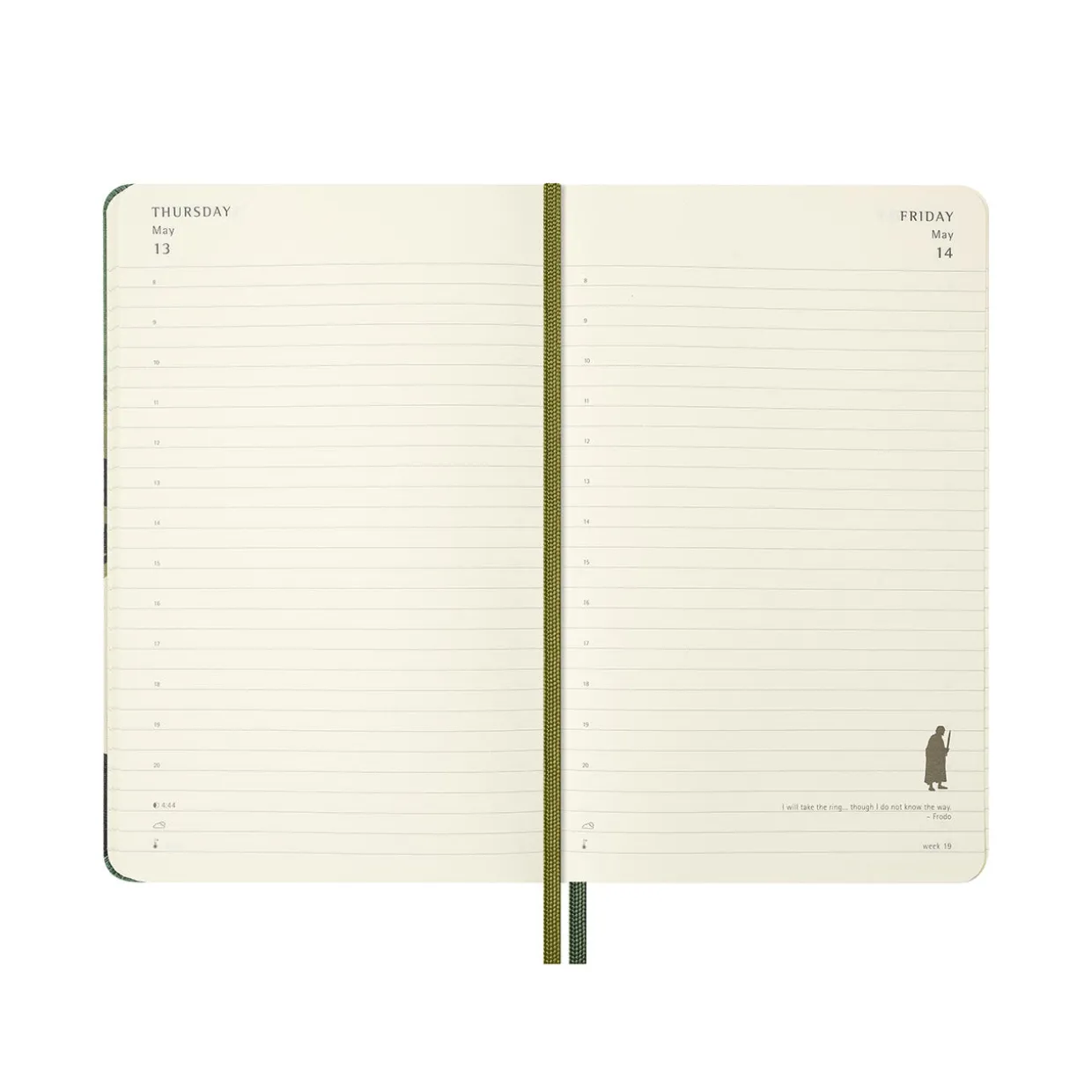 2027 Lord of the Rings Daily Hard Cover Diary Large