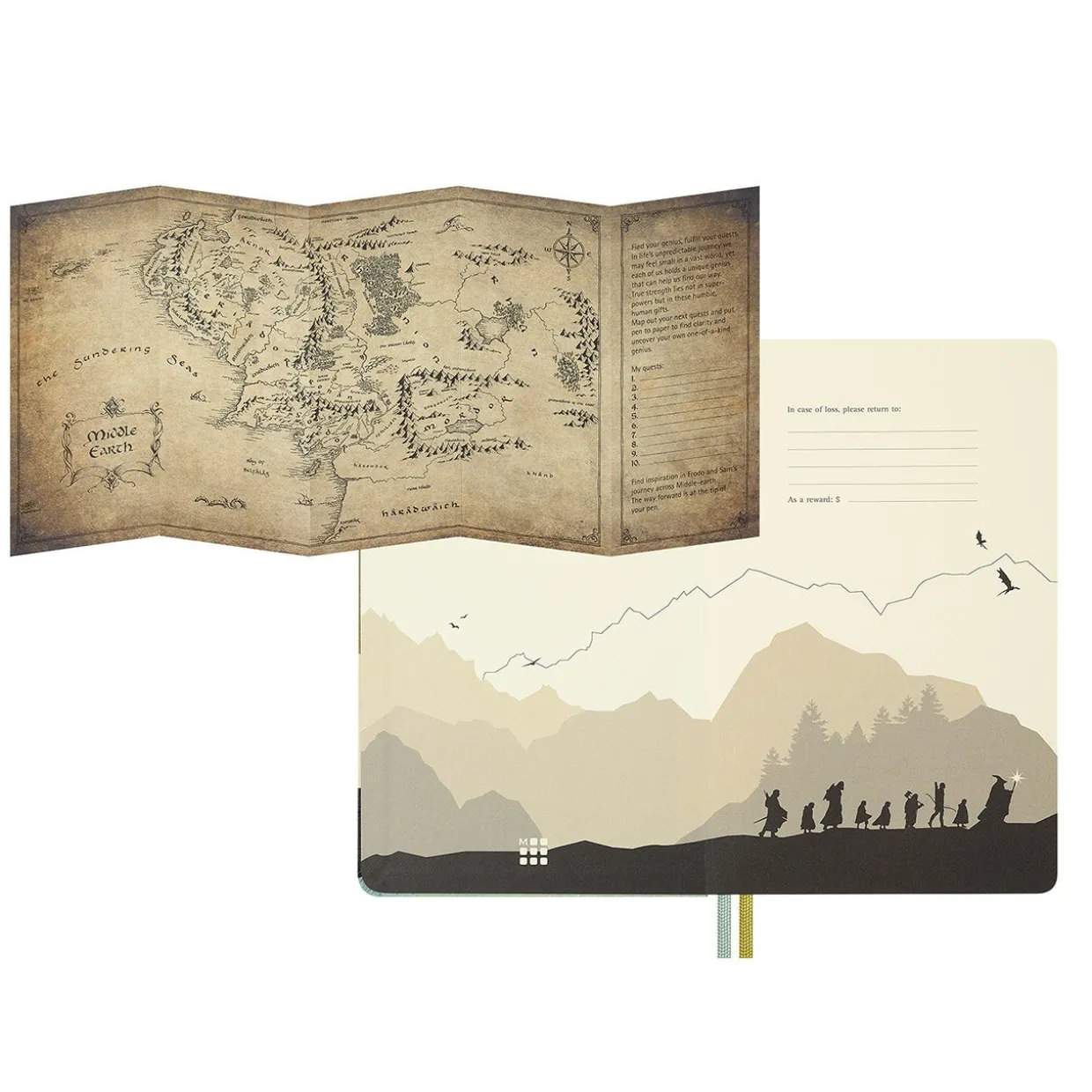 2026-27 Lord of the Rings 18 Month Weekly Notebook Hard Cover Diary Large