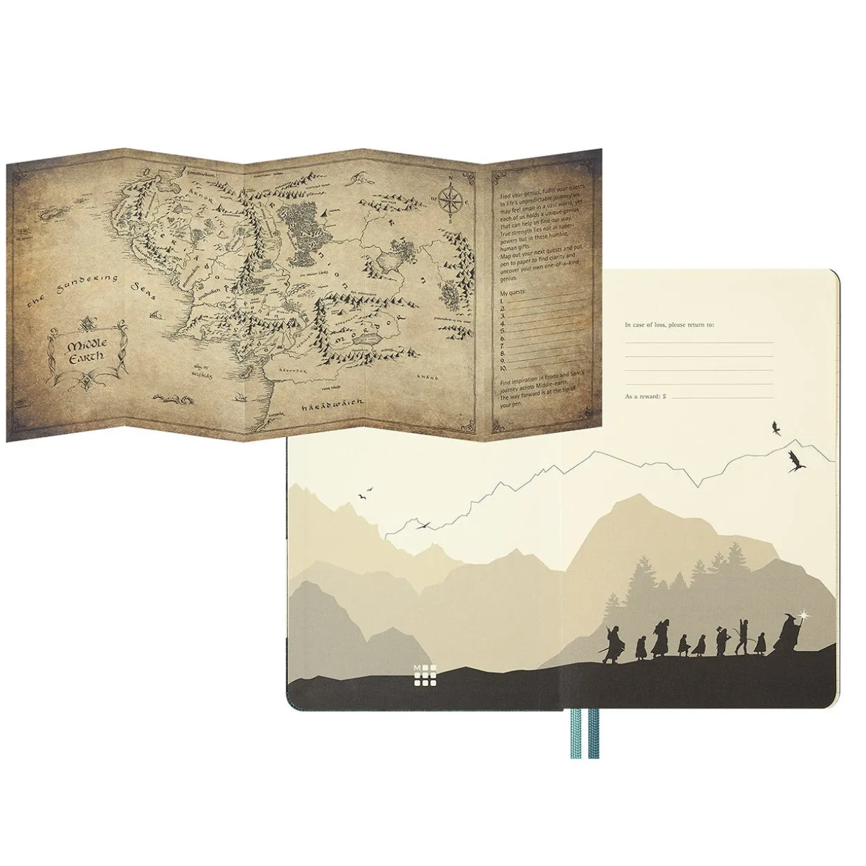 2027 Lord of the Rings Weekly Notebook Hard Cover Diary Large