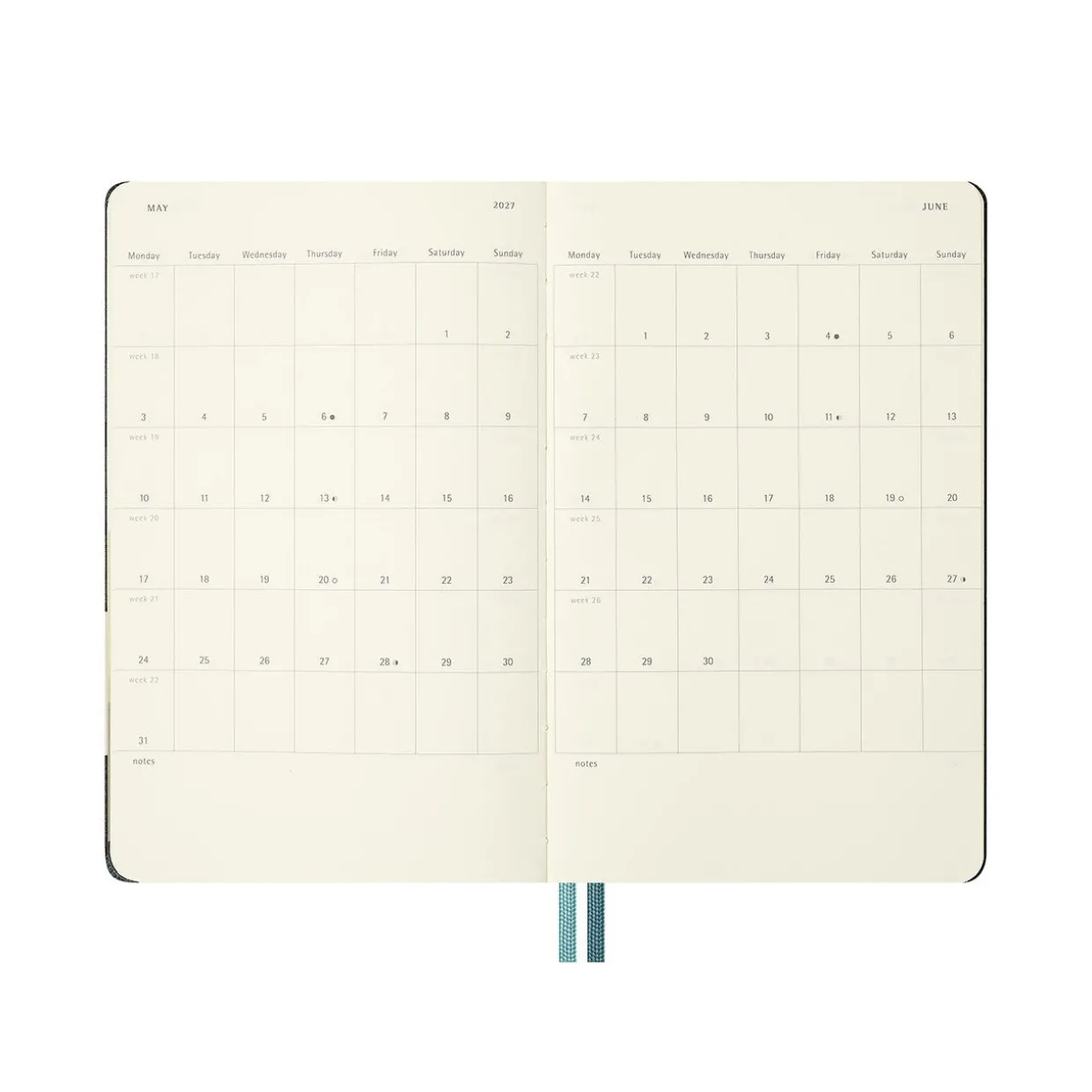2027 Lord of the Rings Weekly Notebook Hard Cover Diary Large