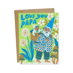 Love You Papa Gnome Greeting Card