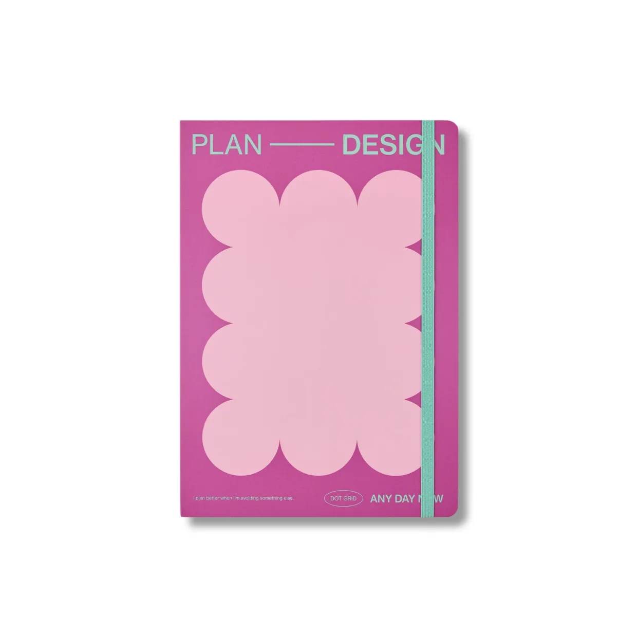 Magenta Open Bound Notebook Dot Grid A5