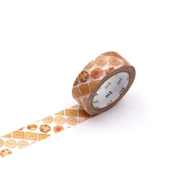 Maruchikyu Cookie Stripe Washi Tape Single Roll