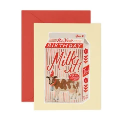 Milk It Birthday Greeting Card