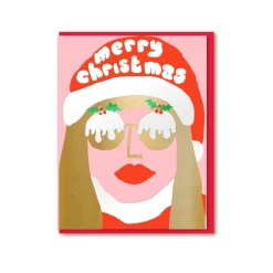 Miss Christmas Greeting Card