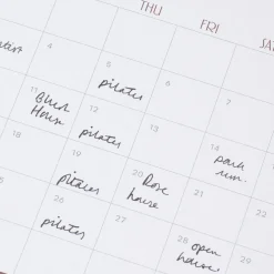 2026 Modern Type Desk Calendar