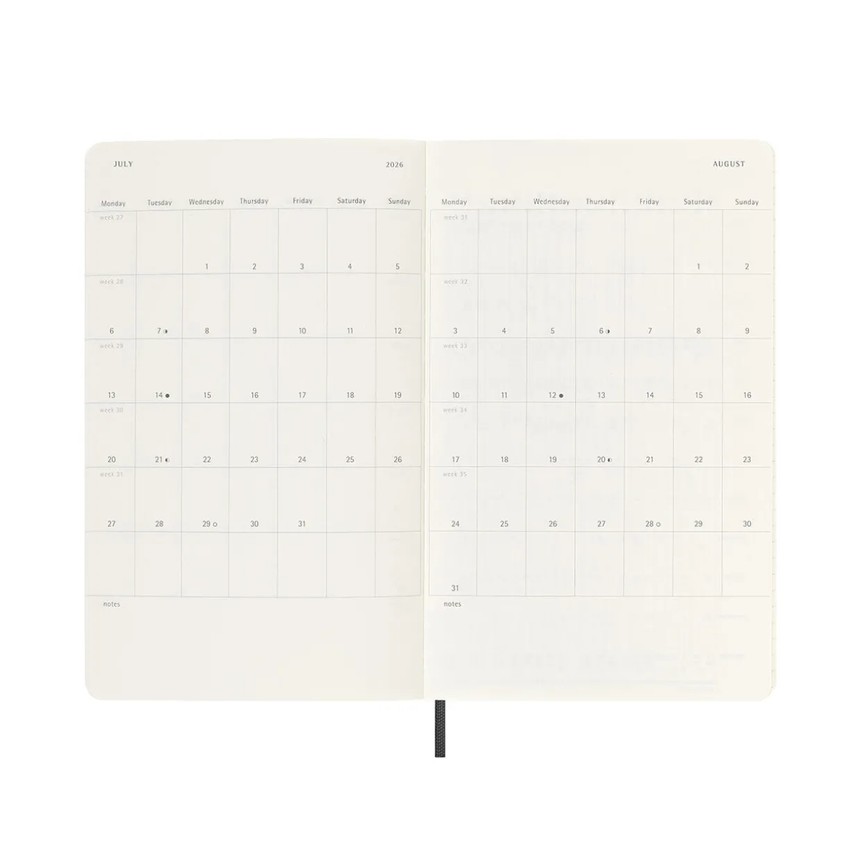 2026-27 18 Month Daily Soft Cover Diary Large