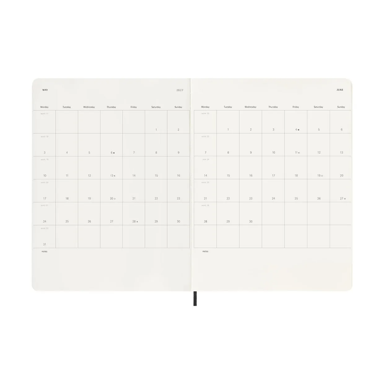 2026-27 18 Month Weekly Notebook Soft Cover Diary Extra Large