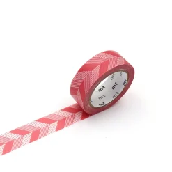 Multistripe Pink Washi Tape Single Roll