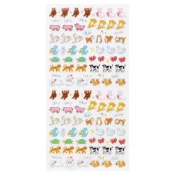 New Retro Diary Sticker Sheet