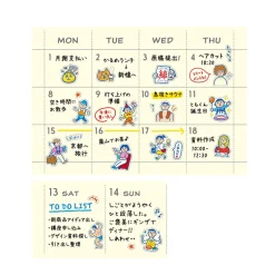 New Retro Diary Sticker Sheet