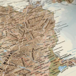 New Zealand / Aotearoa Canvas Map
