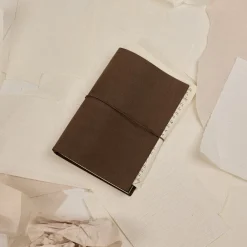 Nubuck Refillable Leather Journal Set