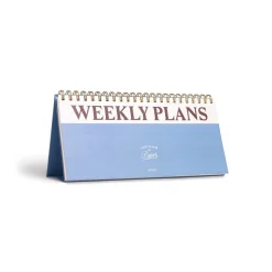 Paper Plans Spiral Top Weekly Desk Pad
