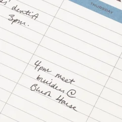 Paper Plans Spiral Top Weekly Desk Pad