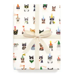 Party Cats Wrapping Sheet