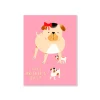 Pug Mama Greeting Card