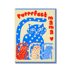 Purrrrfect Mum Greeting Card