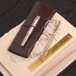 Recycled Leather Pen Case