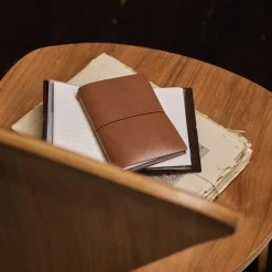 Refillable Leather Journal Set Passport B7