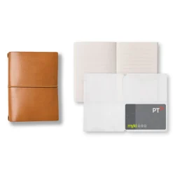 Refillable Leather Journal Set Passport B7