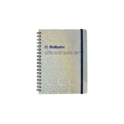 Rollbahn Large Spiral Notebook Metallic
