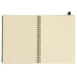 Rollbahn Large Spiral Notebook Black