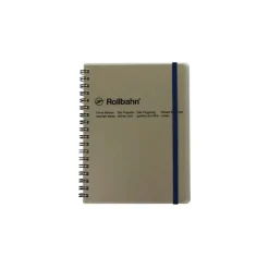 Rollbahn Large Spiral Notebook Clear