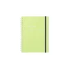 Rollbahn Large Spiral Notebook Clear Green